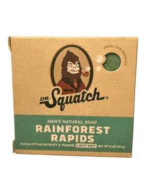Dr. Squatch Rainforest Rapids Men's Natural Soap - Green